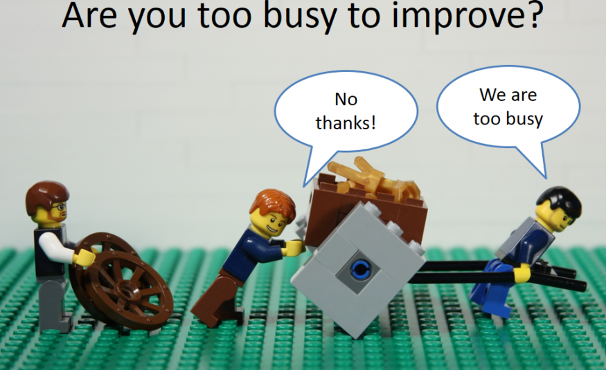 Too busy to improve?