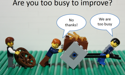 Too busy to improve?